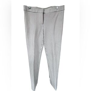 Amanda & Chelsea Women’s  Black and White Striped Dress Pants
